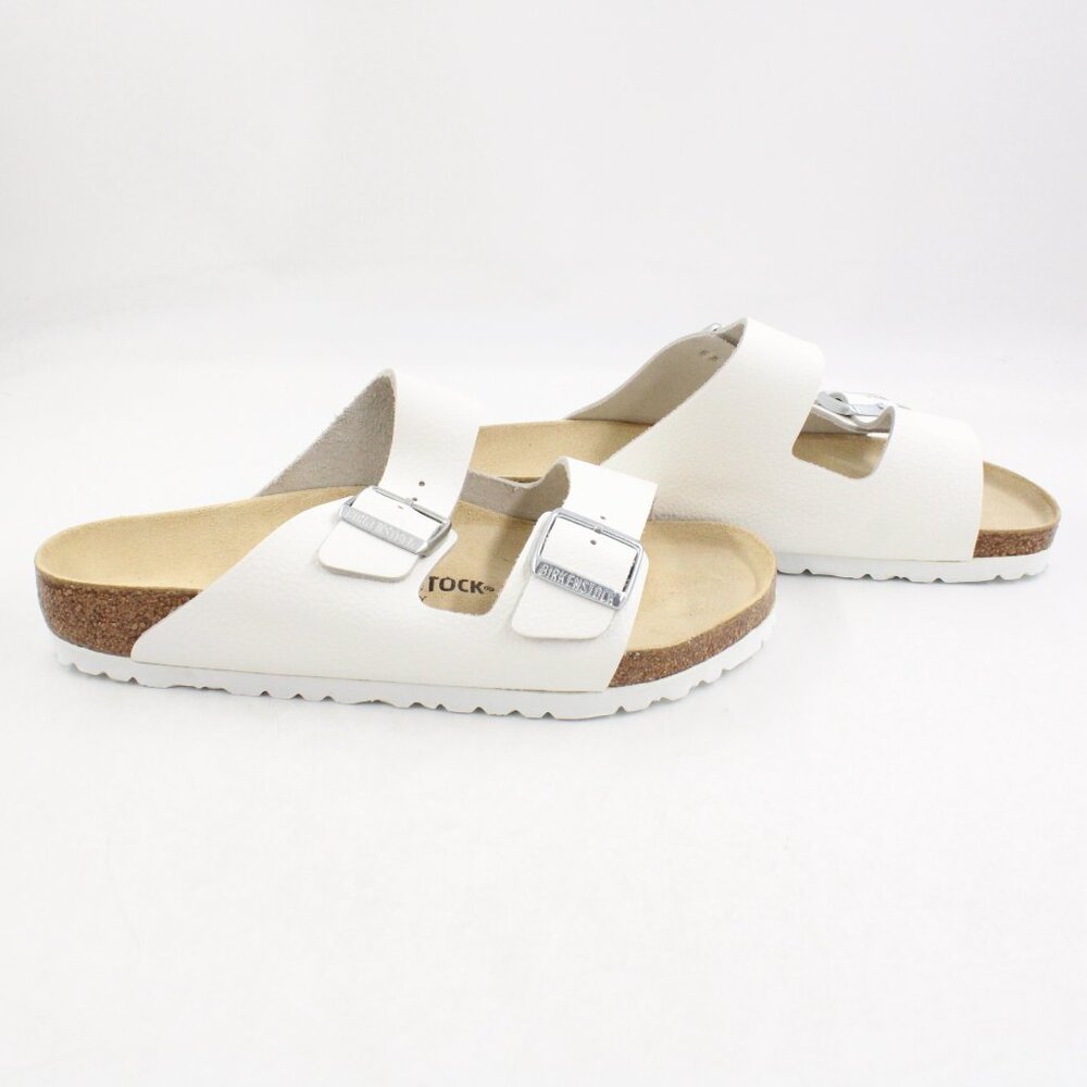 Birkenstock Arizona Leather Sandals in White size 41 - Picture 2 of 12
